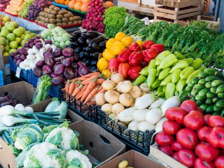 produce at farmers market